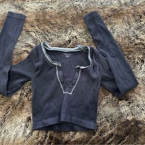 Black Out From Under Go For Gold Seamless Top Urban Outfitters